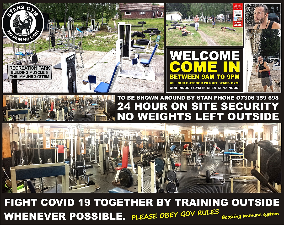 STANS GYM, OUTSTANDING OUTDOOR + INDOOR GYM,